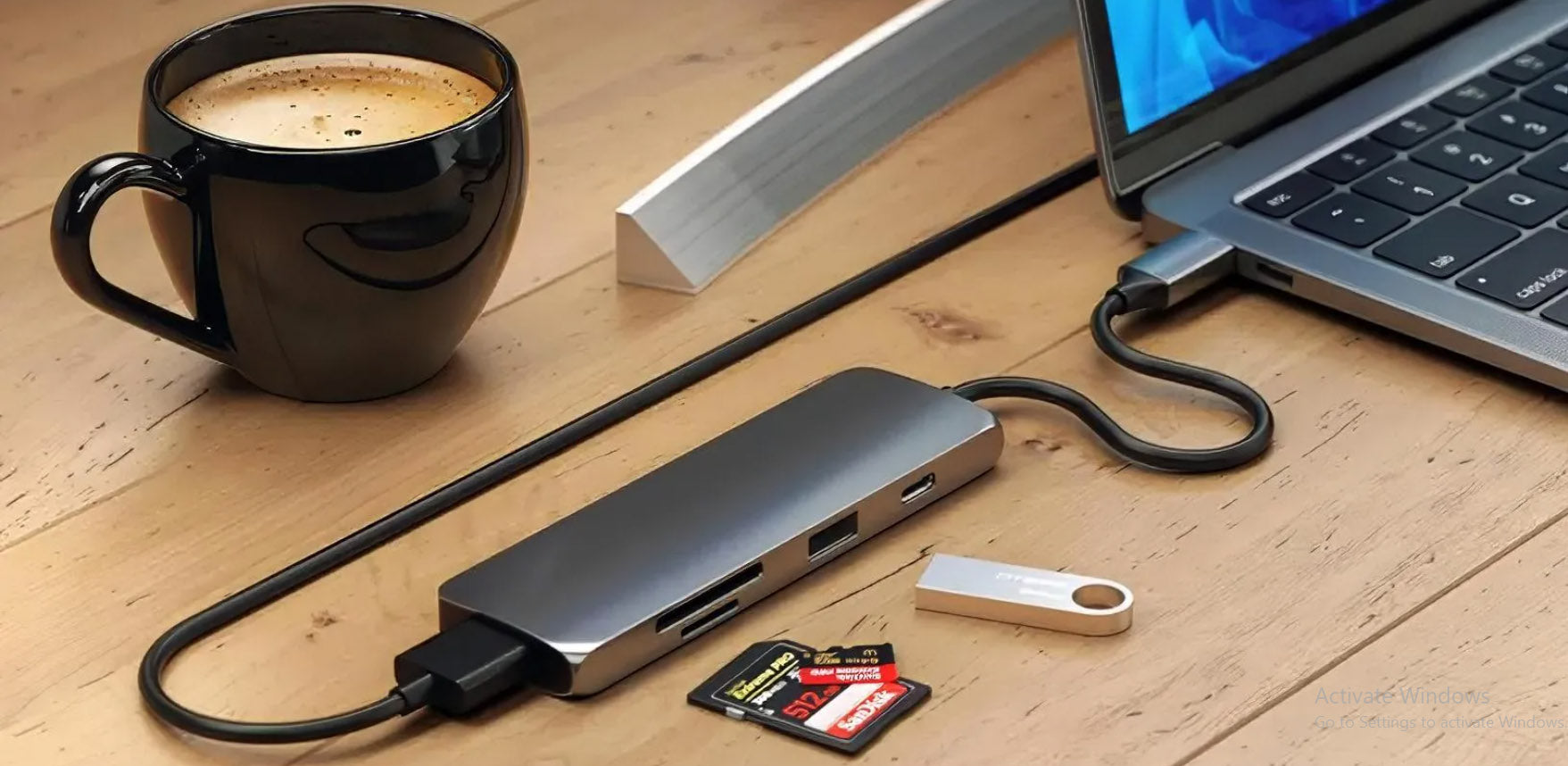 Satechi USB-C Multiport Pro V2 Adapter with Multiple Connectivity and 4K HDMI - Space Gray
