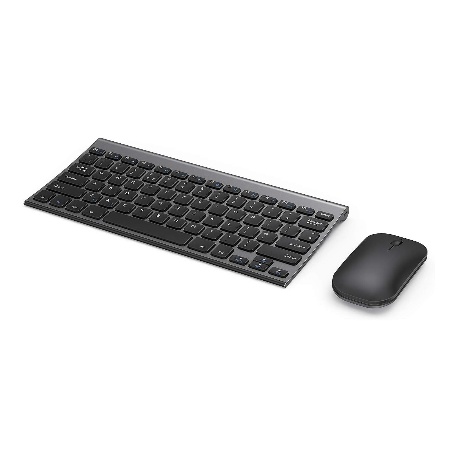 Seenda WGJP-031 Small Wireless Keyboard and Mouse, Ultra Compact Rechargeable USB Keyboard and Mouse Combo with Portable Size Low Profile Keys for Windows XP/7/8/10/11 Laptop Computer