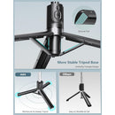 Selfie Stick Tripod with Light, 45'' Selfie Stick with Wireless Remote, Portable Phone Tripod Compatible with iP 16/15 Pro Max/15/14 Pro/14/13, Samsung S22/ S23 Ultra/Android Smartphone
