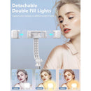 Selfie Stick Tripod with Light, 45'' Selfie Stick with Wireless Remote, Portable Phone Tripod Compatible with iP 16/15 Pro Max/15/14 Pro/14/13, Samsung S22/ S23 Ultra/Android Smartphone