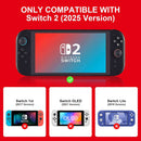 Sonlaryin for Nintendo Switch 2 Carry Case with 20 Game Cartridges, Protective Hard Shell Portable Case Pouch