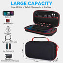 Sonlaryin for Nintendo Switch 2 Carry Case with 20 Game Cartridges, Protective Hard Shell Portable Case Pouch