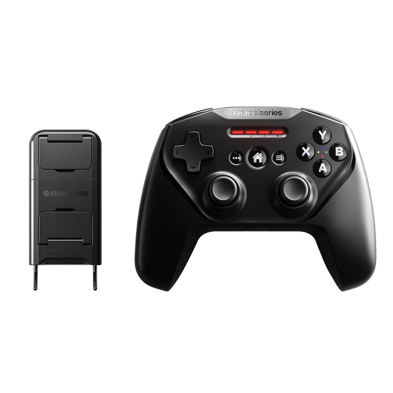SteelSeries Nimbus+ Bluetooth Mobile Gaming Controller with iP Mount, 50+ Hour Battery Life