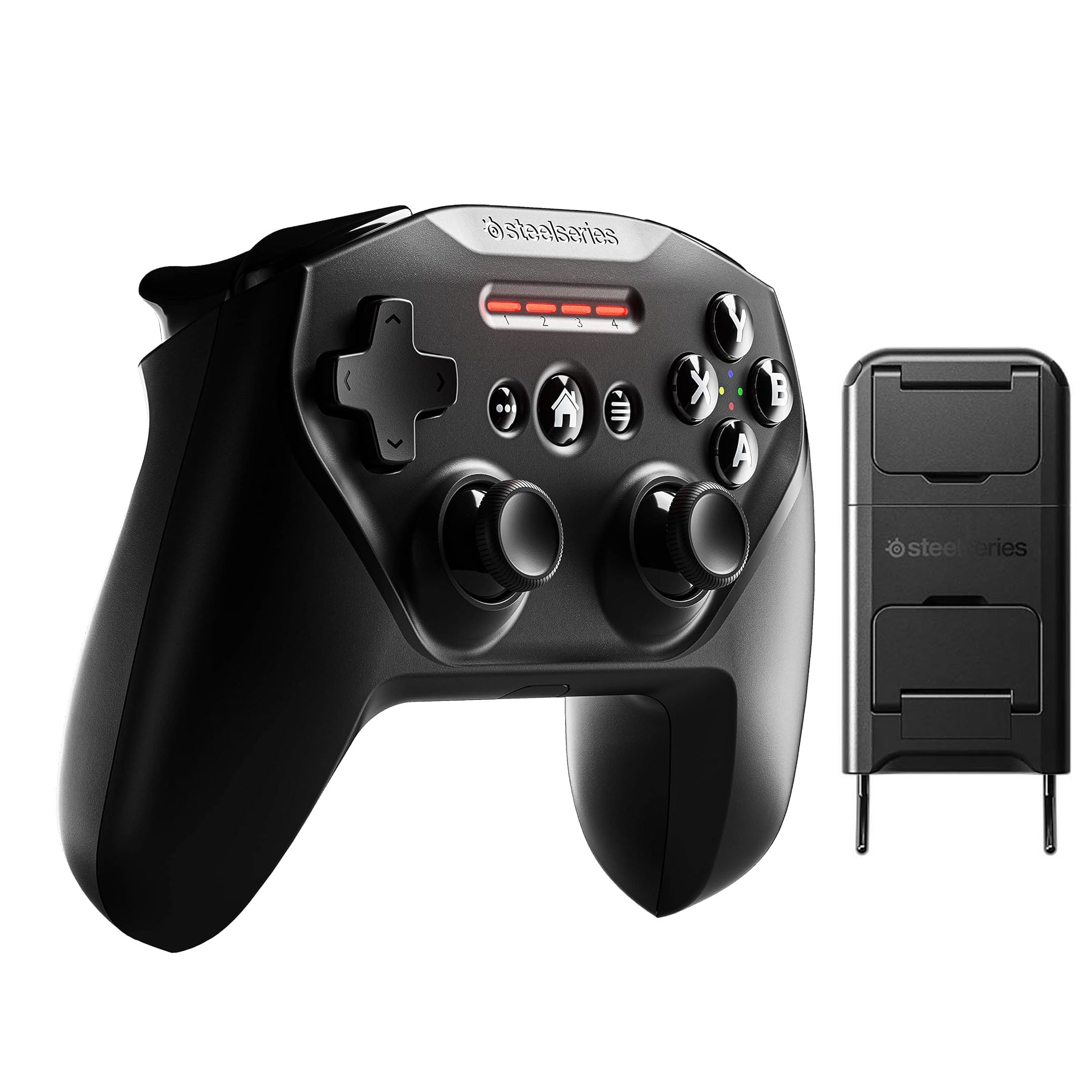 SteelSeries Nimbus+ Bluetooth Mobile Gaming Controller with iP Mount, 50+ Hour Battery Life