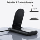 SwanScout Portable Charging Station for Appl, 10000mAh Foldable Wireless Charger for iPhon 15/14/13/12/Series, Appl Watch Ultra 2/9/8/7/5/4/3/SE