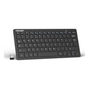 TECKNET 2.4G Wireless Keyboard For Windows/Chrome OS, UK Layout Compact Mini Keyboards, Small Silent Whisper-Quiet Keyboard | X315