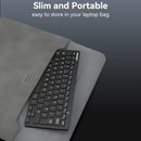 TECKNET 2.4G Wireless Keyboard For Windows/Chrome OS, UK Layout Compact Mini Keyboards, Small Silent Whisper-Quiet Keyboard | X315