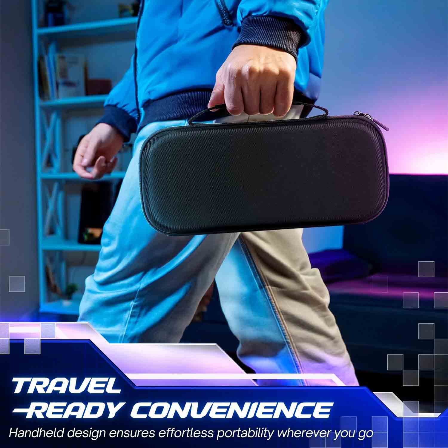 TNP 3-in-1 PlayStation Portal Carrying Case with 2 Screen Protectors and silicone cover