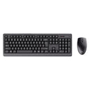 Trust Primo Wireless Keyboard and Mouse Set QWERTY UK Layout, Low Profile Keys, Spill-Resistant, One USB Receiver, Ambidextrous Wireless Mouse, Home Office Combo for PC Laptop