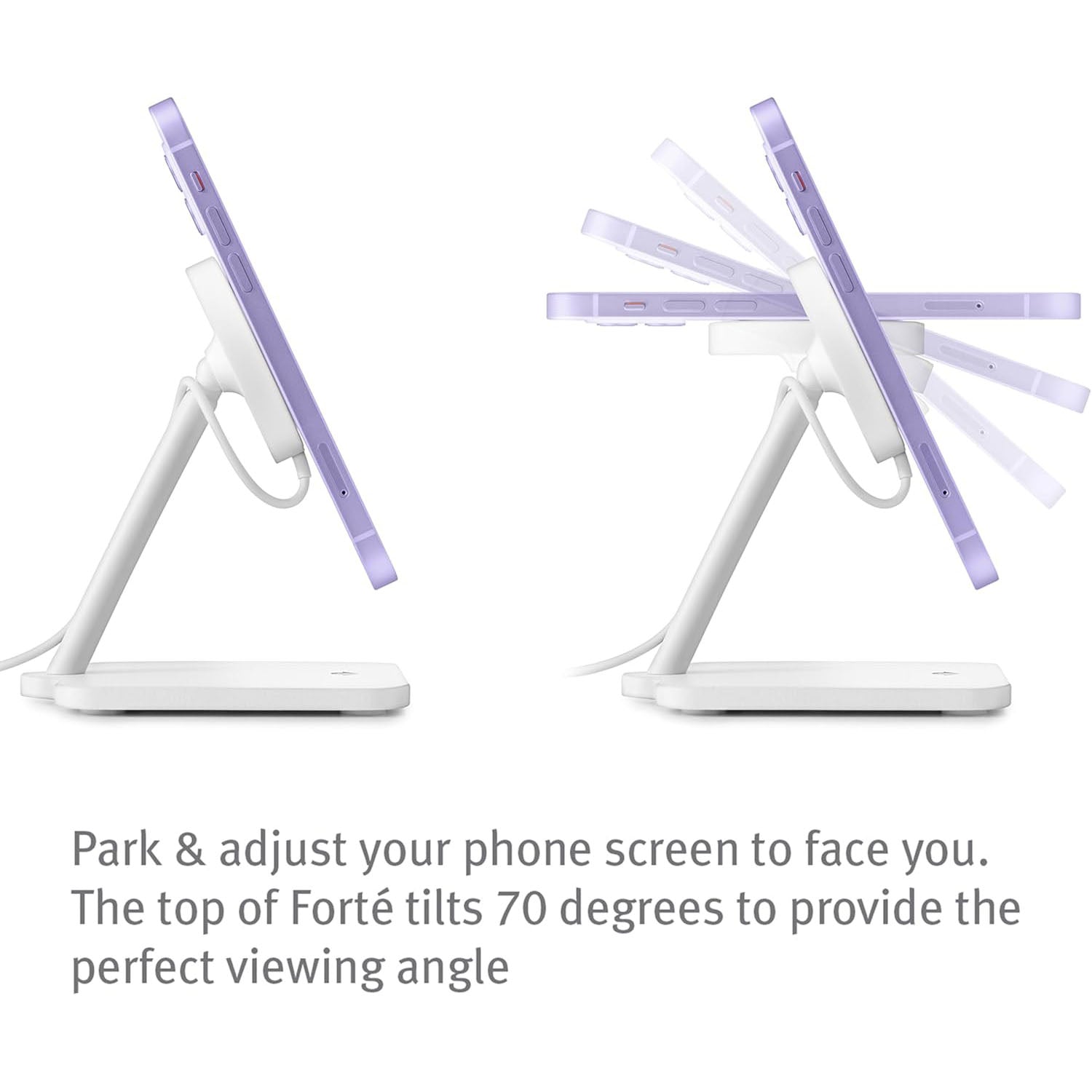 Twelve South Forte for iPhone Adjustable Desktop Stand for MagSafe Charger
