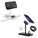 Twelve South HiRise 3 Deluxe Luxury 3 in 1 Qi2 Wireless Magsafe Charging Stand