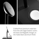 Twelve South HiRise 3 Deluxe Luxury 3 in 1 Qi2 Wireless Magsafe Charging Stand