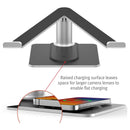 Twelve South HiRise Pro Adjustable Aluminium Stand for Macbook with MagSafe Wireless Charging Pad for iPhone or Airpods