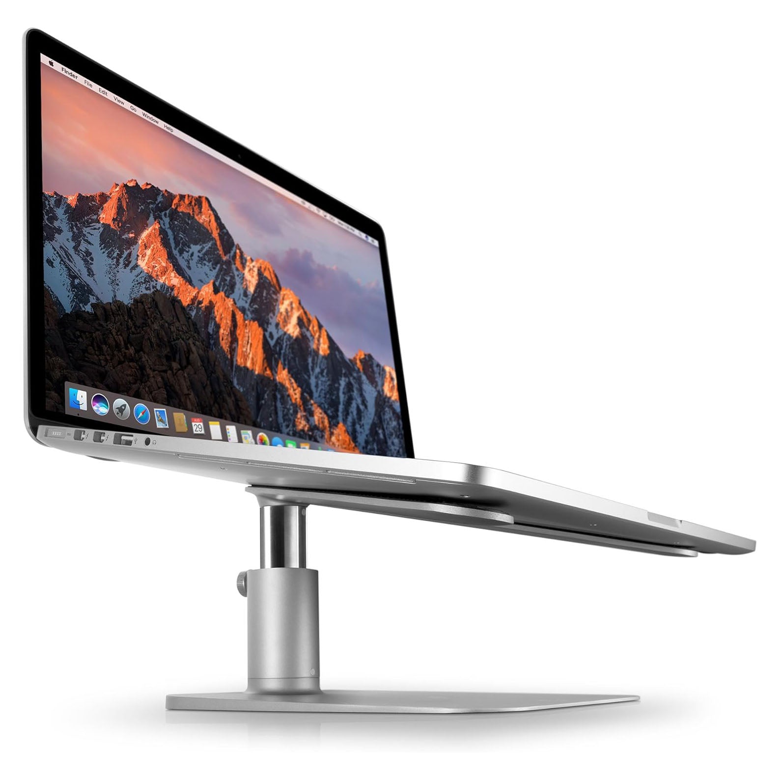 Twelve South HiRise Height-adjustable stand for MacBooks and Laptops, Silver