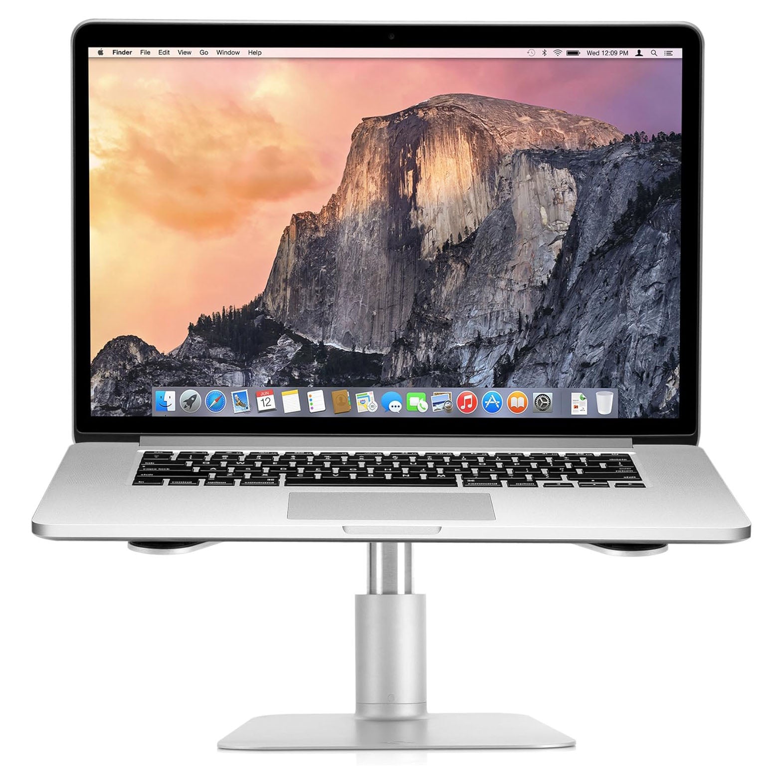 Twelve South HiRise Height-adjustable stand for MacBooks and Laptops, Silver