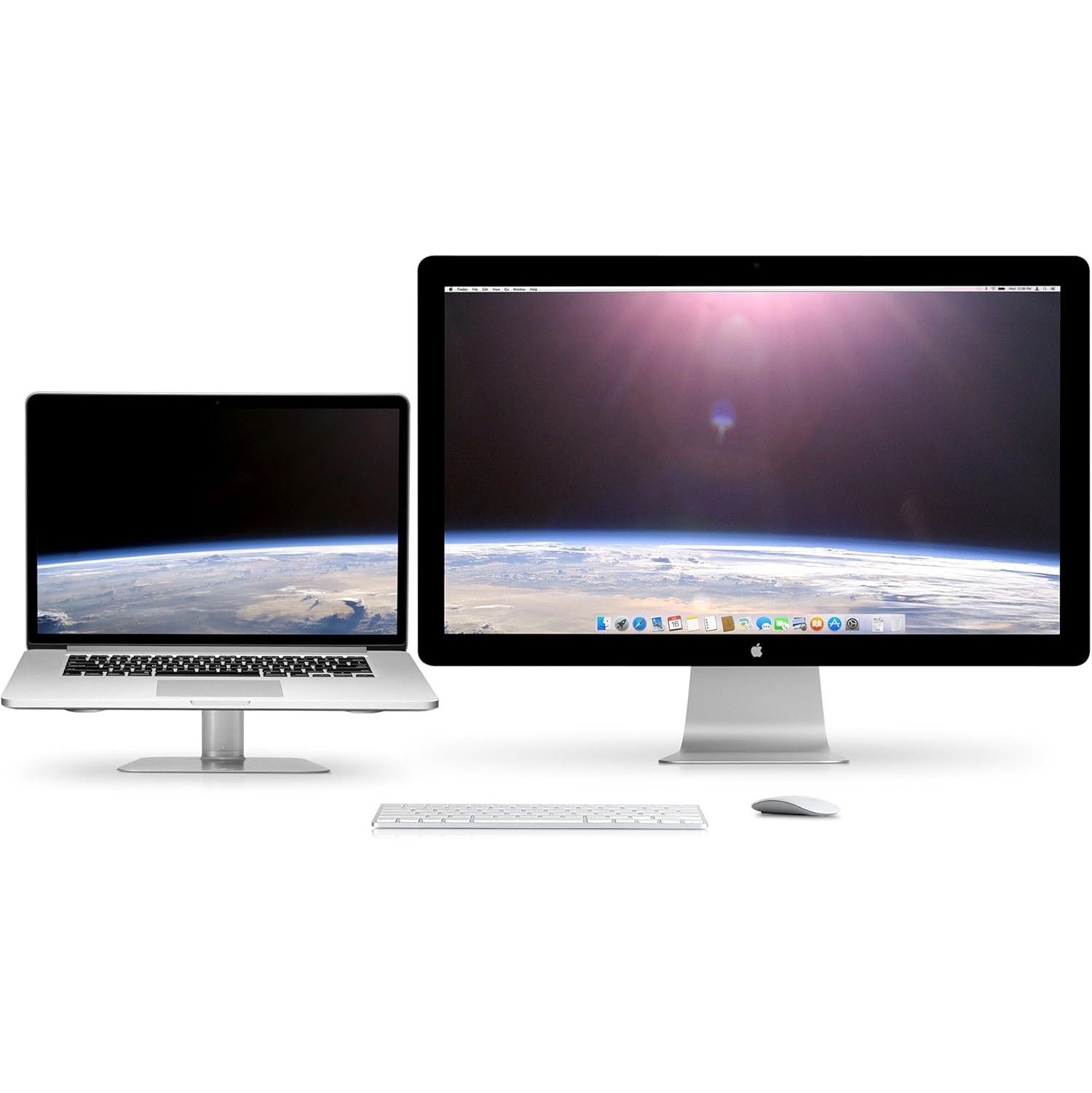 Twelve South HiRise Height-adjustable stand for MacBooks and Laptops, Silver