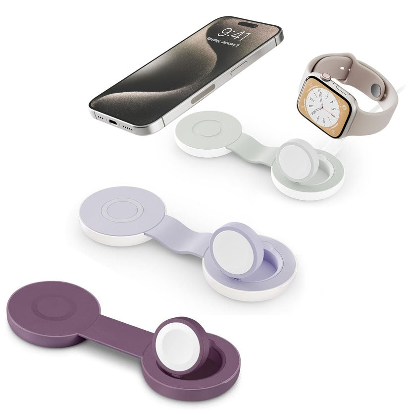 Twelve South ButterFly SE 2-in-1 Compact Foldable MagSafe Wireless  Duo Charger 15W