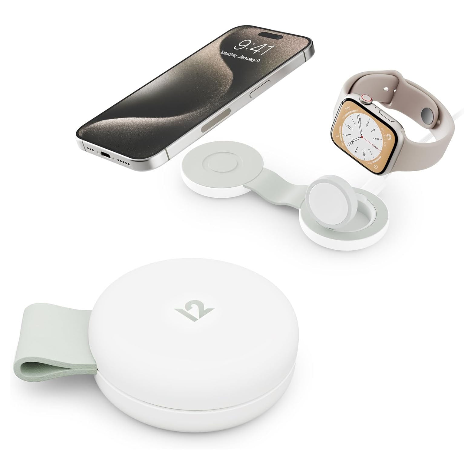 Twelve South ButterFly SE 2-in-1 Compact Foldable MagSafe Wireless  Duo Charger 15W