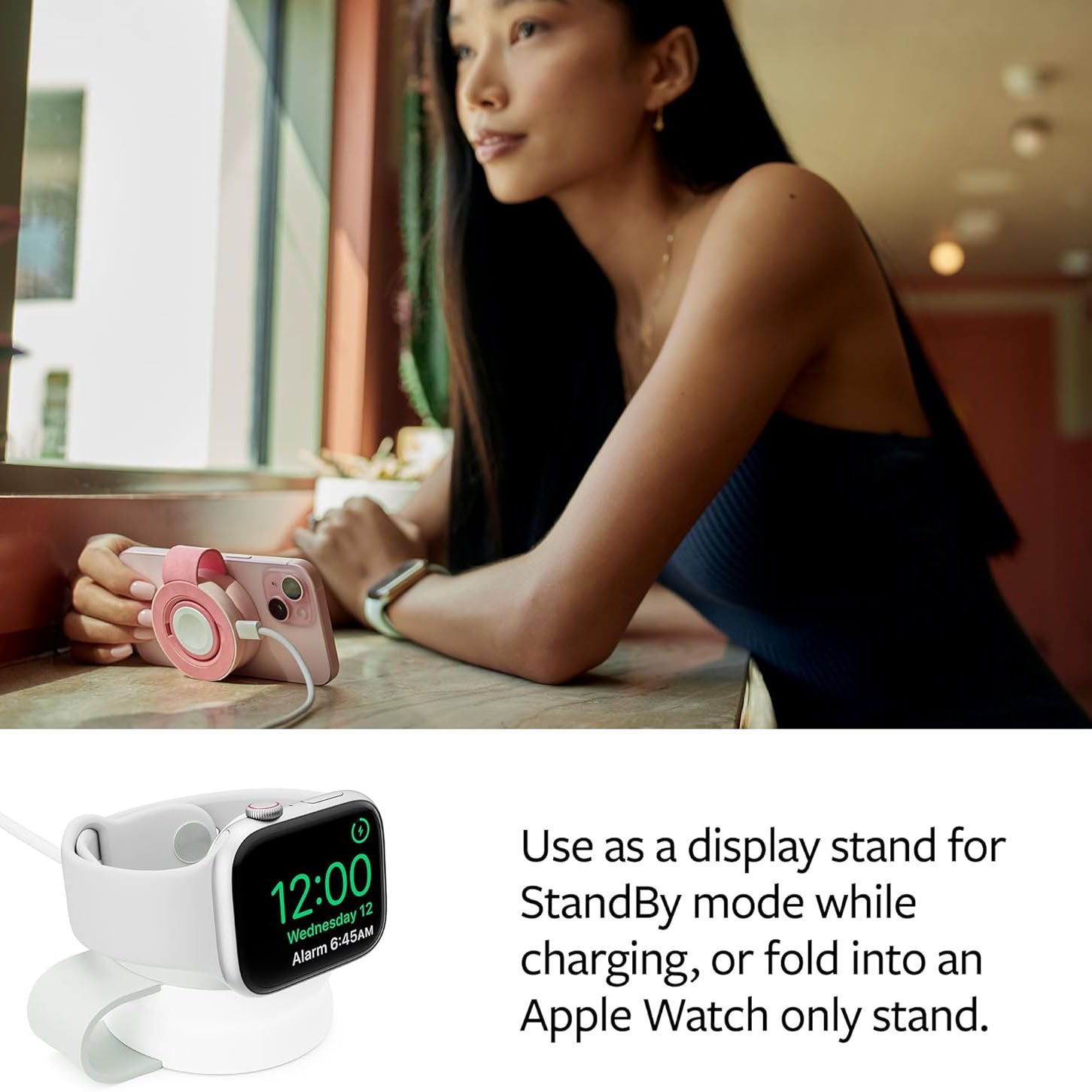 Twelve South ButterFly SE 2-in-1 Compact Foldable MagSafe Wireless  Duo Charger 15W