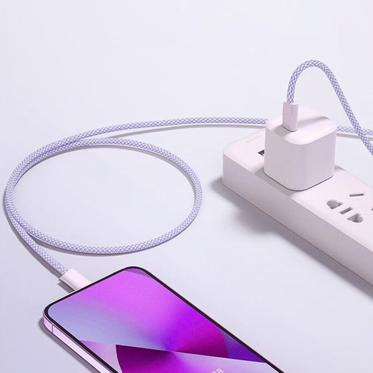 Txtcu USB C To C PD60W Charging Cable Data Transfer & Power Delivery Wire For iPhone  (1M)