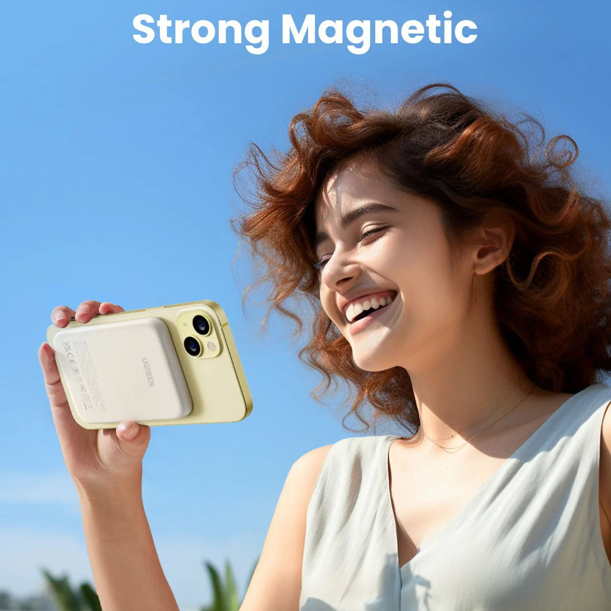 UGREEN Wireless Magnetic Mag-safe Power Bank 5000mAh PD Fast Charging USB-C Port
