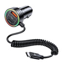 USAMS US-CC167 C33 60W Spring Cable Car Charger