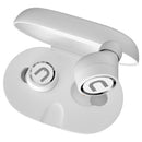 Unosounds Ubuds+ True Wireless Bluetooth 5.0 Earbuds + Improved Data Rate 60 Hours Standby / Hands-Free Calling / Automatic Pairing / Environmental Noise Cancellation - White