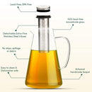 VAHDAM Teas Luminous Glass Pitcher Borosilicate Glass 1500ml / 50.7 oz