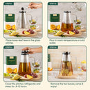VAHDAM Teas Luminous Glass Pitcher Borosilicate Glass 1500ml / 50.7 oz