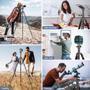 Victiv 78"/ 198cm Camera Tripod for Canon Sony Nikon, DSLR Tripod Lightweight with Monopod for Travel, Compact Tripods with Ball Head and Phone Holder, Tall Camera Stand Max Load 8kg