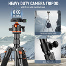Victiv 78"/ 198cm Camera Tripod for Canon Sony Nikon, DSLR Tripod Lightweight with Monopod for Travel, Compact Tripods with Ball Head and Phone Holder, Tall Camera Stand Max Load 8kg
