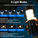 Zoomable USB Rechargeable Long Distance Flashlight and  Lamp